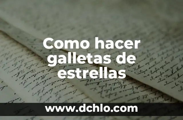 Significado de 3 estrellas alineadas 4 Como hacer galletas de estrellas