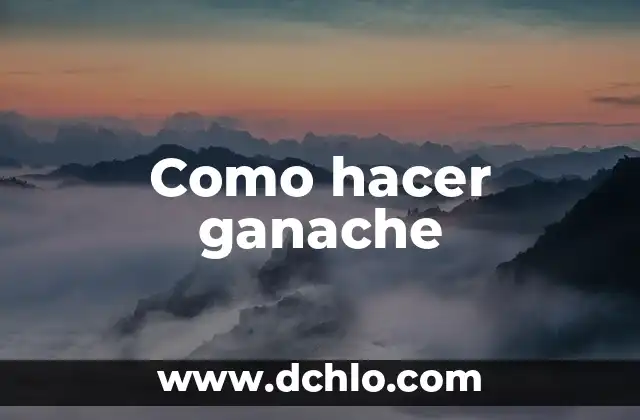 Cómo hacer un ganache perfecto 5 Como hacer ganache