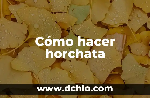 Cómo hacer hojas en foami 7 Cómo hacer horchata
