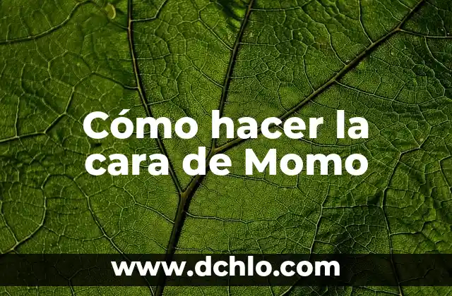 Significados de Cara de Hugin 3 Cómo hacer la cara de Momo