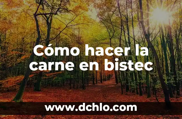 Como hacer tacos de bistec estilo Monterrey 4 Cómo hacer la carne en bistec