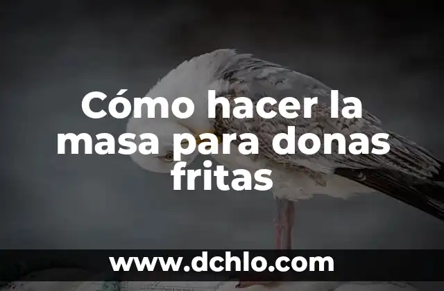 Como hacer masa de pizza 3 Cómo hacer la masa para donas fritas