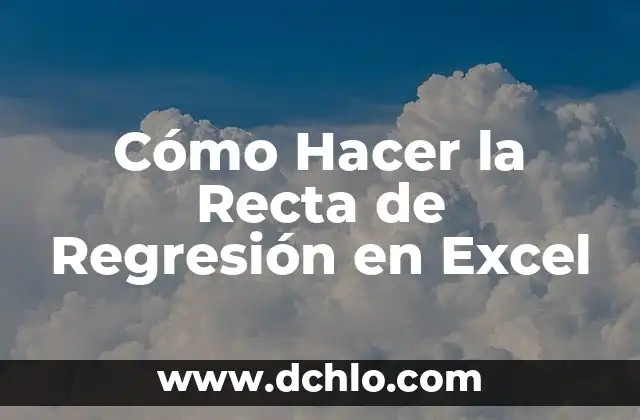 Cómo hacer gráfico de curva en Excel 8 Cómo Hacer la Recta de Regresión en Excel