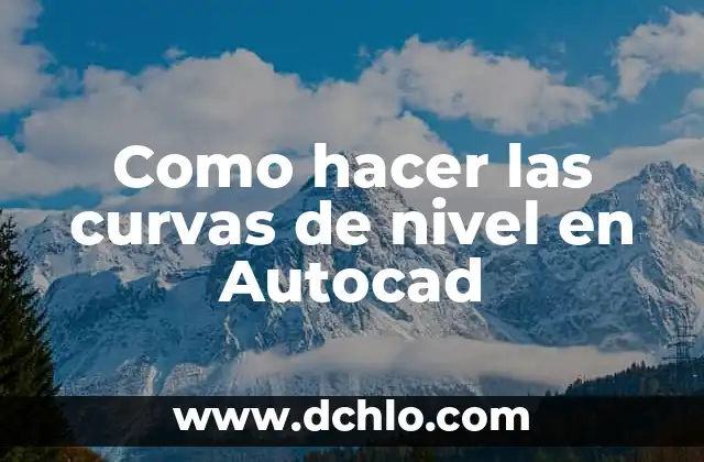 Hospital de Tercer Nivel Significado 7 Como hacer las curvas de nivel en Autocad