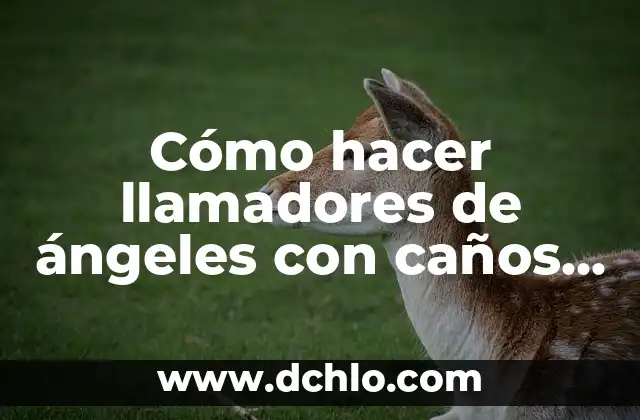 Cómo hacer una puerta en aluminio y PVC 4 Cómo hacer llamadores de ángeles con caños de aluminio