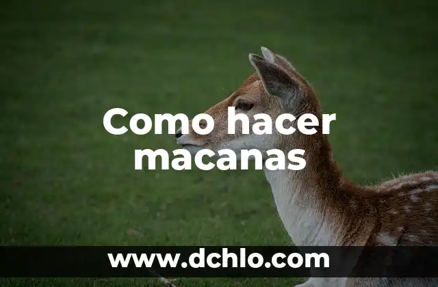 Como Hacer Valga 3 Como hacer macanas
