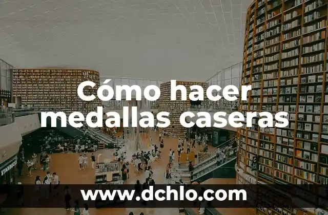 C贸mo hacer butifarras caseras 7 C贸mo hacer medallas caseras