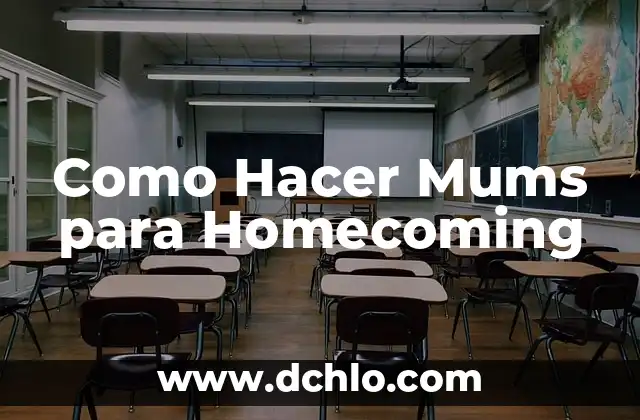 C贸mo hacer un columpio de llanta paso a paso 5 Como Hacer Mums para Homecoming