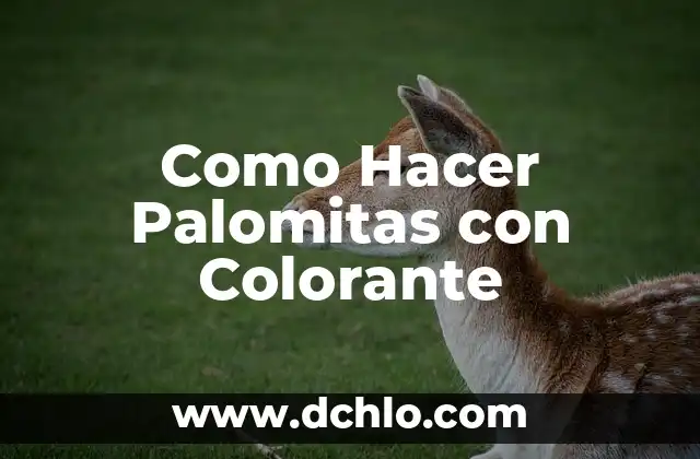 Cómo hacer palomitas con máquina 4 Como Hacer Palomitas con Colorante