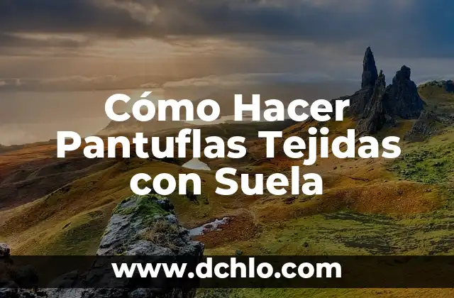 Como hacer figuras tejidas a gancho 6 Cómo Hacer Pantuflas Tejidas con Suela