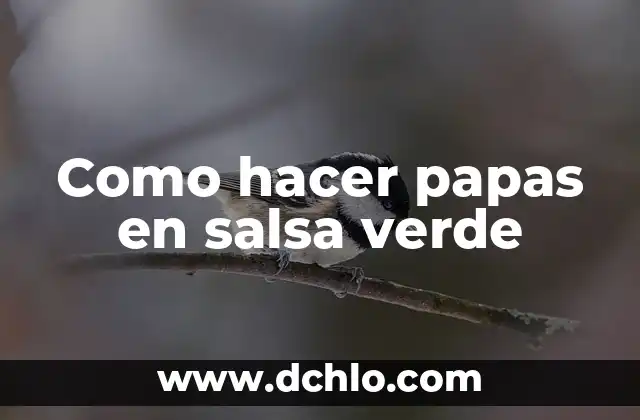 Cómo hacer papas rebozadas 6 Como hacer papas en salsa verde