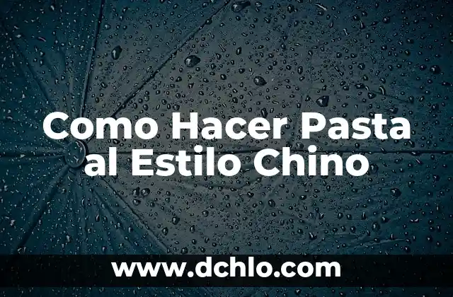 Cómo hacer tahini casero pasta de sésamo 5 Como Hacer Pasta al Estilo Chino