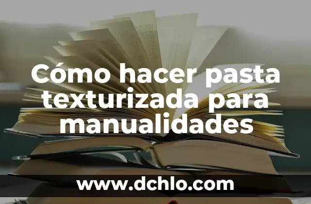 Cómo hacer tahini casero pasta de sésamo 4 Cómo hacer pasta texturizada para manualidades