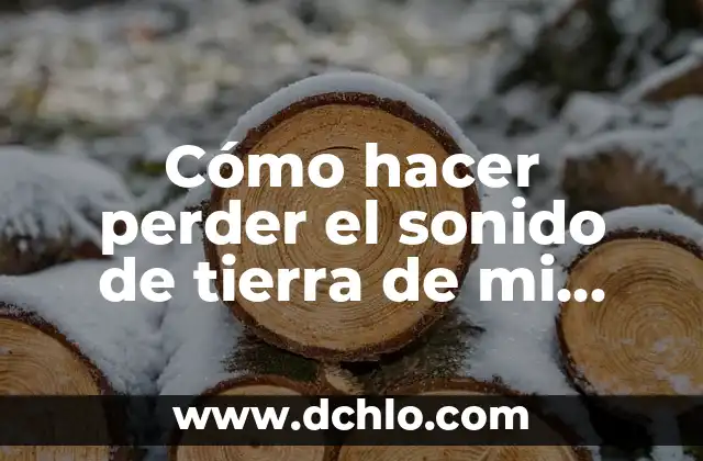 ¿Cuántos kilos se pierden al dejar el azúcar? Aprende a perder peso sin azúcar 5 Cómo hacer perder el sonido de tierra de mi altavoz