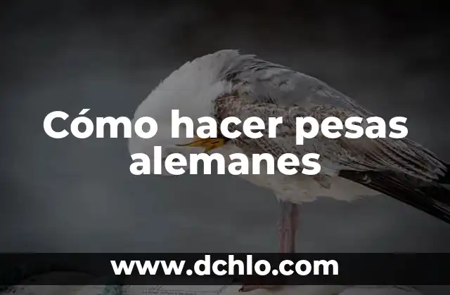 Como Hacer Pesas Sin Aumentar Masa Muscular 6 Cómo hacer pesas alemanes