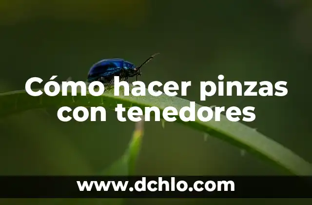 Cómo hacer sillas con pinzas de madera 7 Cómo hacer pinzas con tenedores