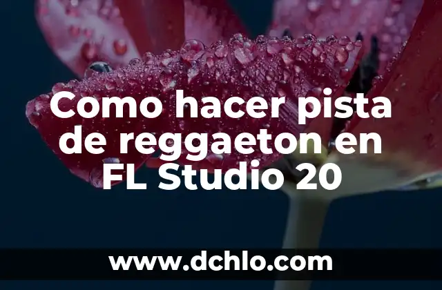 Como Hacer una Pista de Carros Eléctricos Casera 3 Como hacer pista de reggaeton en FL Studio 20