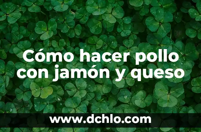 Cómo Hacer Cajas Transparentes 4 Cómo hacer pollo con jamón y queso