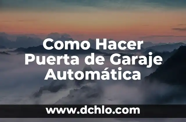 Cómo hacer una puerta en Autocad 2D 5 Como Hacer Puerta de Garaje Automática