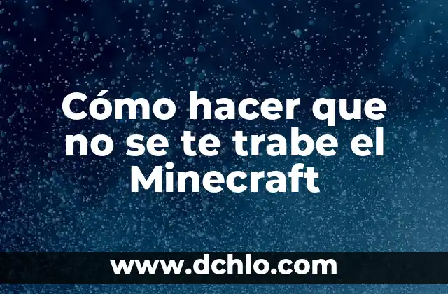 Como hacer macetas de concreto en casa 4 Cómo hacer que no se te trabe el Minecraft