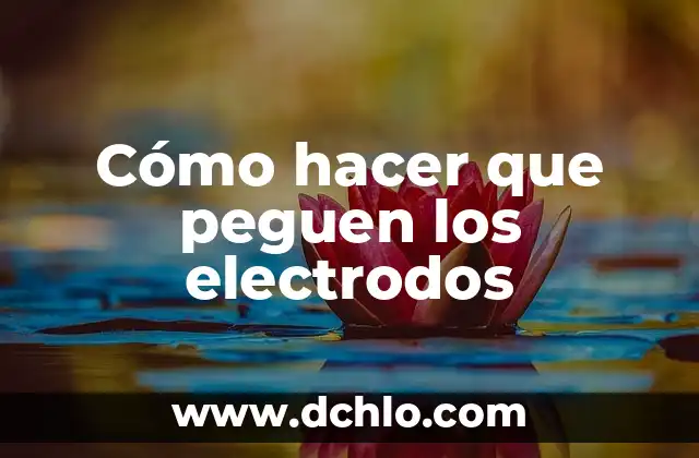 Como hacer para que no se peguen los cupcakes 4 Cómo hacer que peguen los electrodos