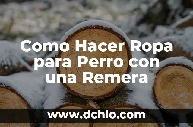 Cómo hacer un rack para ropa 3 Como Hacer Ropa para Perro con una Remera
