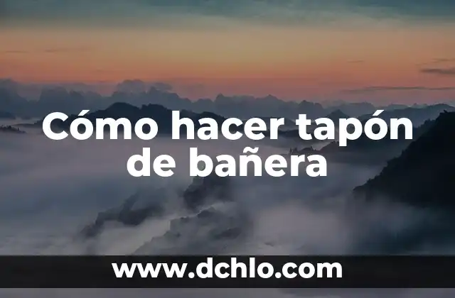 C贸mo hacer un traje de momia 7 C贸mo hacer tap贸n de ba帽era