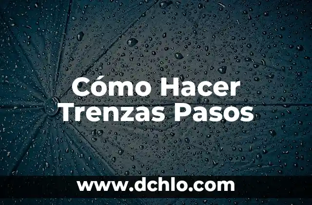 Como hacer trenzas de raíz en un lado 6 Cómo Hacer Trenzas Pasos