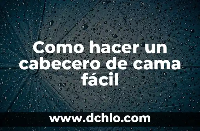 Como hacer cabecero con listones de madera 4 Como hacer un cabecero de cama fácil