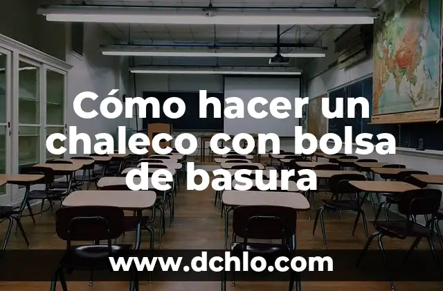 Cómo hacer un chaleco vaquero de una chaqueta 5 Cómo hacer un chaleco con bolsa de basura