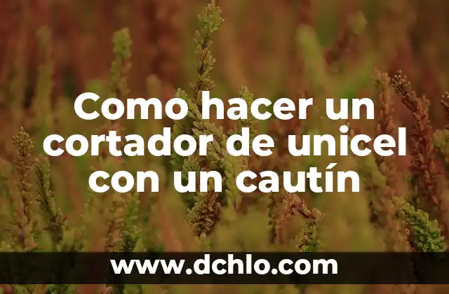 Cómo hacer un mono de nieve con vasos de unicel 5 Como hacer un cortador de unicel con un cautín