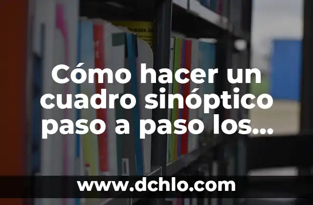 Cómo hacer un cuadro sinóptico en Pages 3 Cómo hacer un cuadro sinóptico paso a paso los sentidos