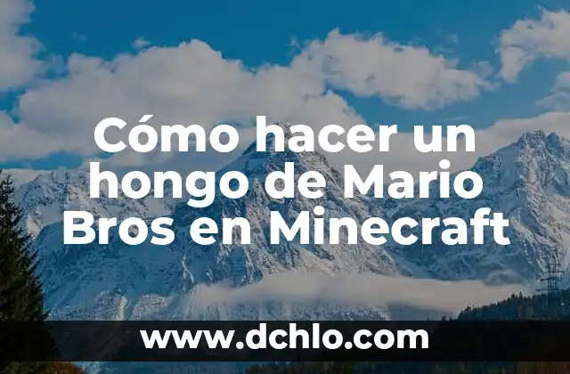 Como hacer que los peces se reproduzcan en Minecraft 8 Cómo hacer un hongo de Mario Bros en Minecraft