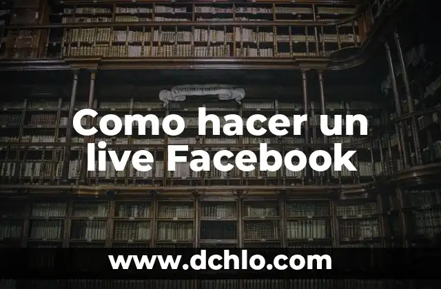 Como hacer un buscador en mi página web 8 Como hacer un live Facebook