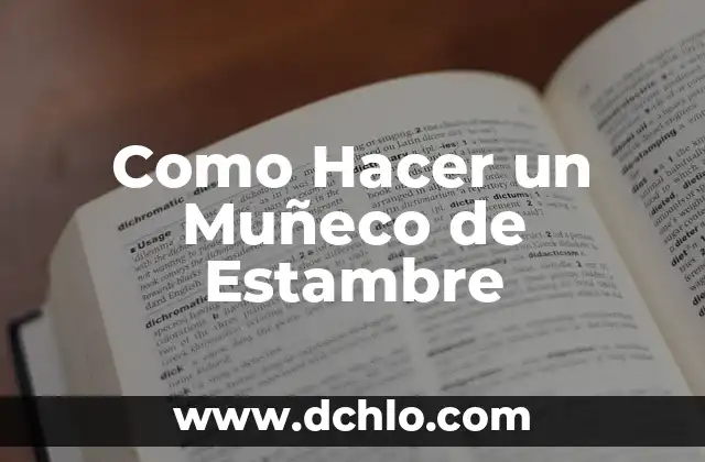 Cómo hacer pom pom de estambre 5 Como Hacer un Muñeco de Estambre