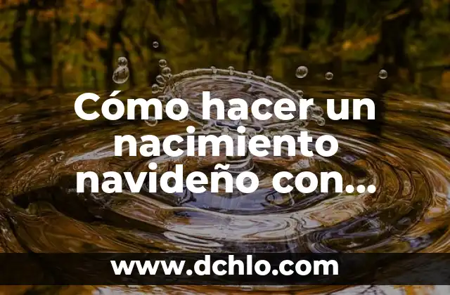 Cómo Hacer un Árbol Navideño de Alambre 4 Cómo hacer un nacimiento navideño con cajas de cartón