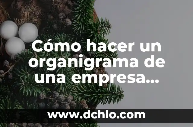 Como hacer un informe de mejora para una empresa 3 Cómo hacer un organigrama de una empresa pequeña