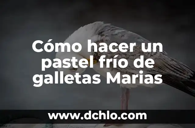 Como Hacer un Café Frío en Casa 4 Cómo hacer un pastel frío de galletas Marias