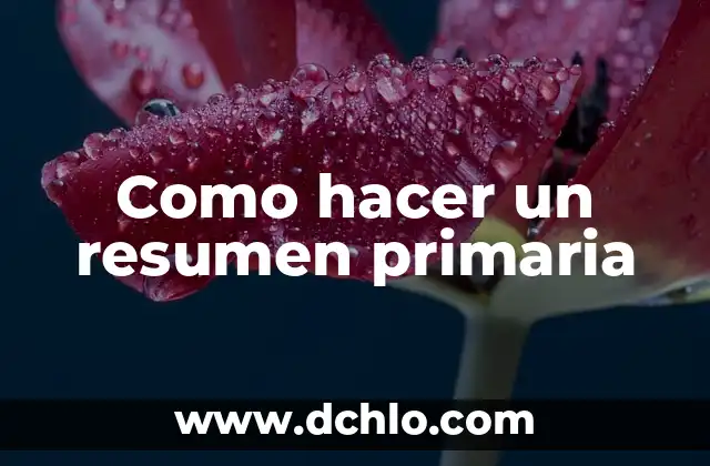 Cómo hacer una pirámide invertida 7 Como hacer un resumen primaria