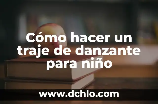Cómo hacer que el título en Excel no se mueva 4 Cómo hacer un traje de danzante para niño