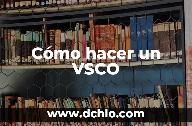 Como Hacer Valga 4 Cómo hacer un VSCO
