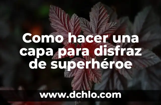 Cómo hacer los trámites para la jubilación 7 Como hacer una capa para disfraz de superhéroe