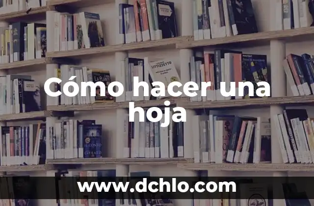 Hoja de Seguridad SDS Significado 8 Cómo hacer una hoja