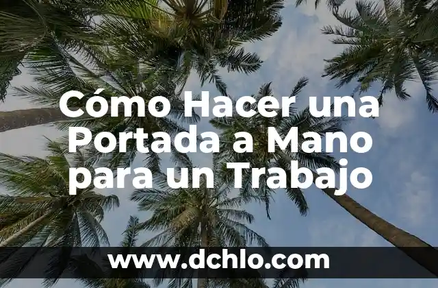 Como hacer que un archivo SketchUp pese menos 8 Cómo Hacer una Portada a Mano para un Trabajo