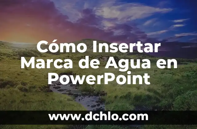 C贸mo hacer marca de agua en Quark 5 C贸mo Insertar Marca de Agua en PowerPoint