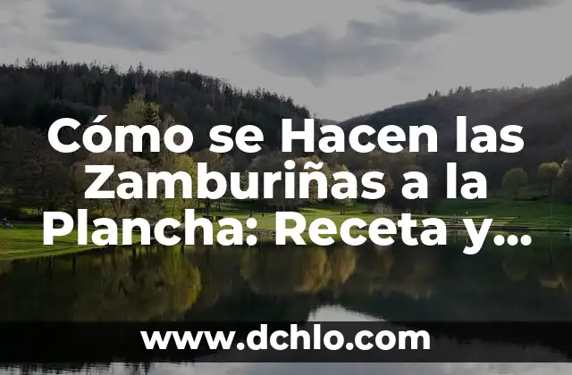 Cómo Planchar el Pelo Sin Plancha: Consejos y Técnicas Alternativas 6 Cómo se Hacen las Zamburiñas a la Plancha: Receta y Técnicas
