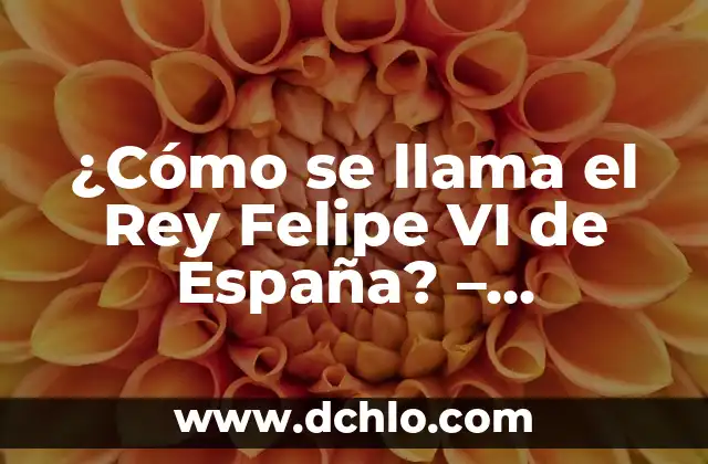 ¿De qué ha muerto el primo del Rey Felipe VI de España? 6 ¿Cómo se llama el Rey Felipe VI de España? – Biografía y Datos Curiosos