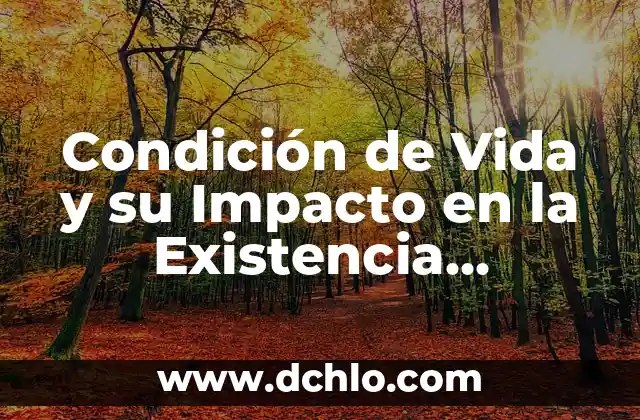 Ventas a Bordo de Significado: El Impacto de las Ventas con Propósito 6 Condición de Vida y su Impacto en la Existencia Humana