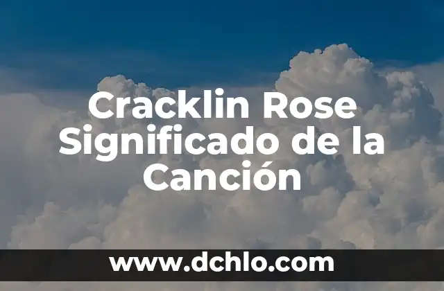 El Significado de la Canción Miño de Arde Bogotá 3 Cracklin Rose Significado de la Canción