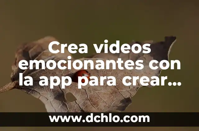 Cómo Descargar Videos de YouTube al Ordenador de Forma Segura y Gratuita 5 Crea videos emocionantes con la app para crear videos con fotos – ¡Descubre cómo!